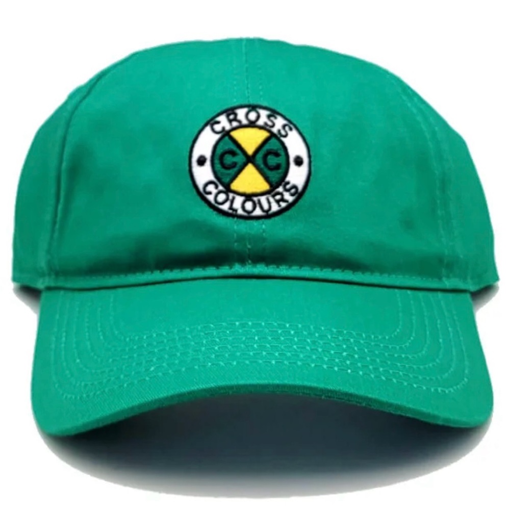 Cross Colours New Original Hip Hop Nation Classic Green Dad Clean Up Era Hat
